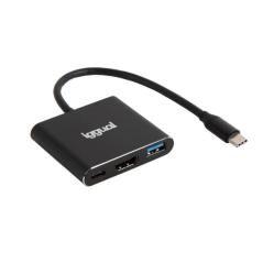 Iggual hub tipo c 3 en 1 hdmi usb3.0 pd100w