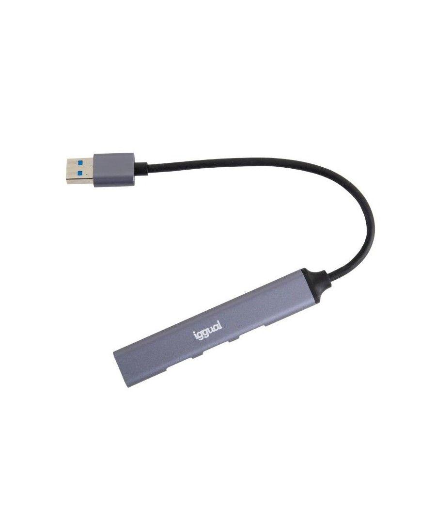 Iggual hub usb 3 puertos usb 2.0 + 1 usb 3.0 thin