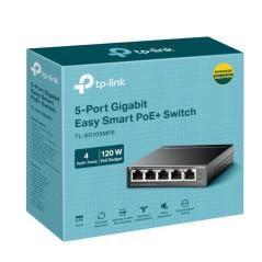 Tp-link tl-sg105mpe switch 5xgbe (4poe+) metal