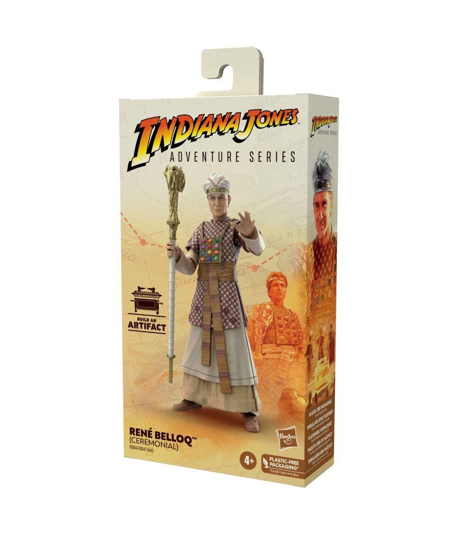 Figura hasbro indian jones adventure series - rené belloq (ceremonial)