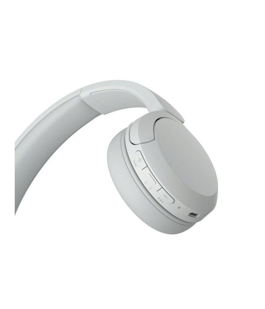 Auriculares inalámbricos sony wh-ch520/ con micrófono/ bluetooth/ blancos