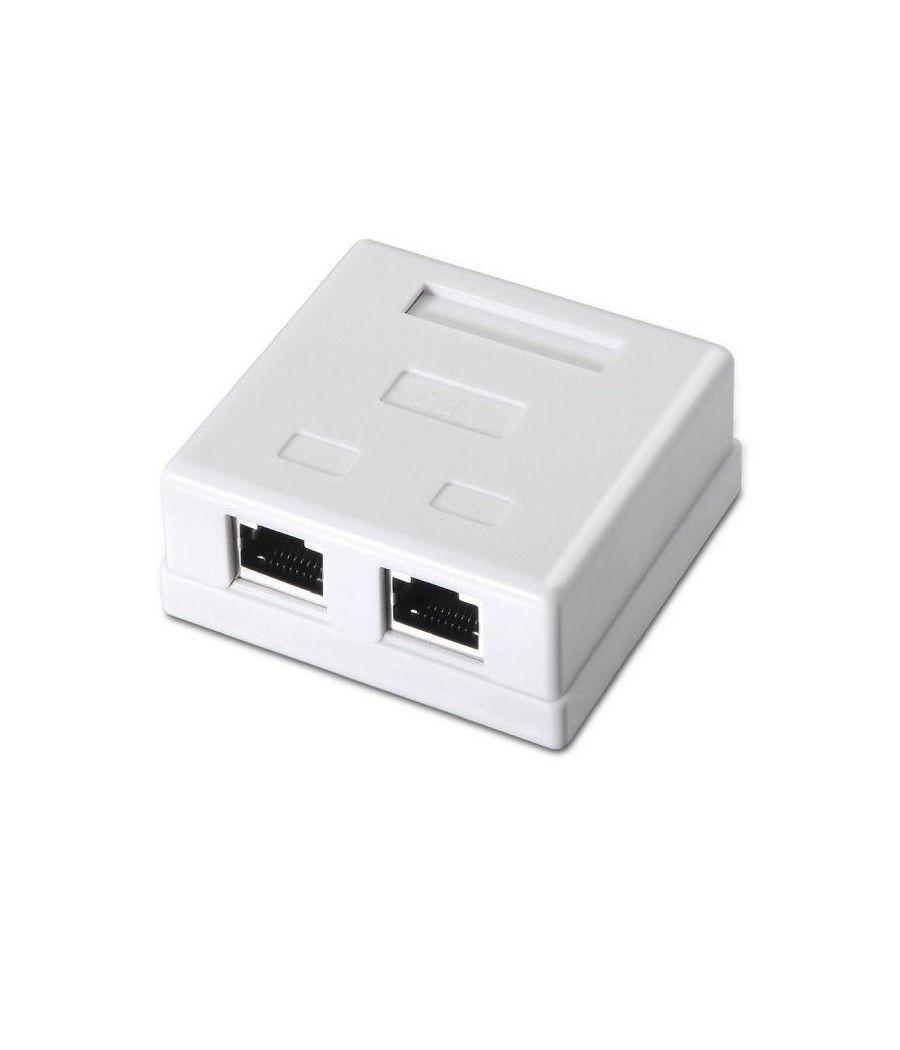 Roseta de Superficie Aisens A139-0304/ Cat.6/ 2 Tomas - Imagen 1