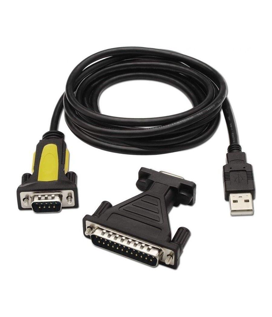 Adaptador Aisens A104-0039/ USB Macho - RS232 Macho - Imagen 2