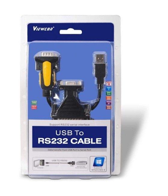 Adaptador Aisens A104-0039/ USB Macho - RS232 Macho - Imagen 3