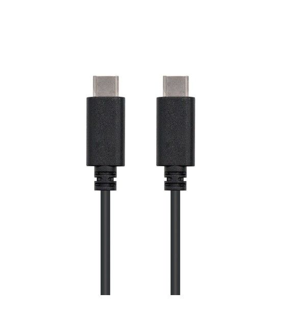 Nanocable USB 2.0, 1m cable USB USB C Negro - Imagen 2