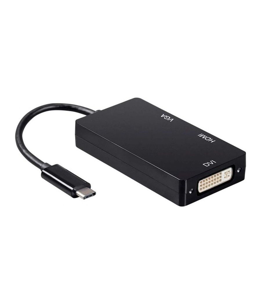Adaptador Aisens A109-0343/ USB Tipo-C Macho - DVI Hembra/ VGA Hembra / HDMI Hembra - Imagen 2