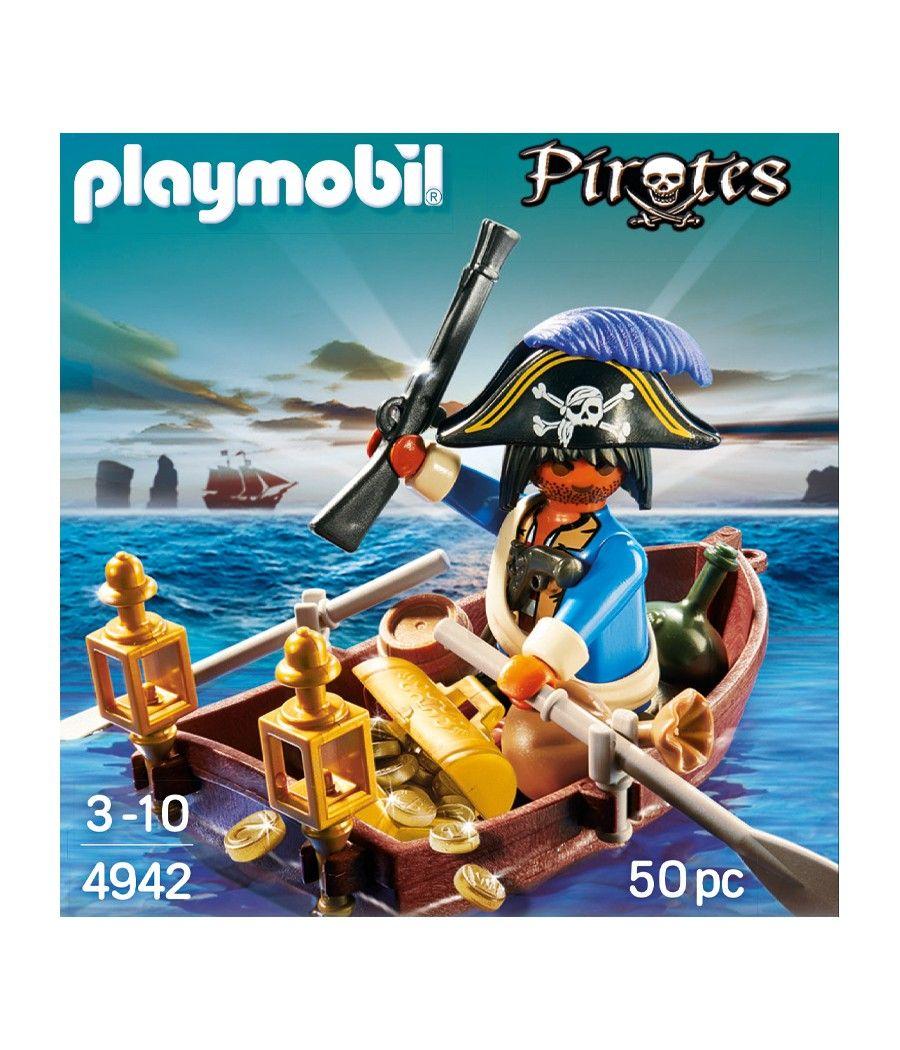 Playmobil huevo pirata con bote