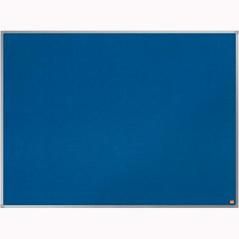 Nobo tablón de anuncios essence c/marco de aluminio 1200x900mm fieltro azul