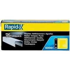 Rapid grapas finas nº13 13/8 galvanizadas -caja de 5000-