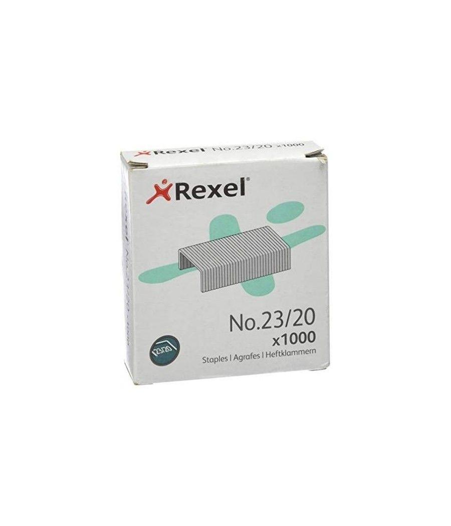 Rexel grapas 23/20 galvanizadas -caja de 1000-