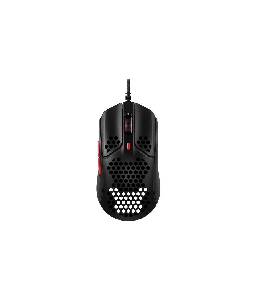 Hyperx ratón gaming pulsefire haste (negro-rojo)