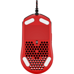 Hyperx ratón gaming pulsefire haste (negro-rojo)
