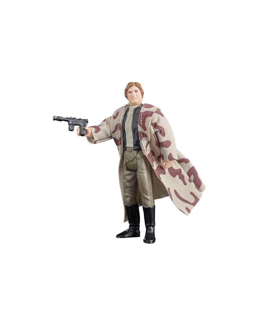 Figura hasbro star wars retro collection el retorno del jedi - han solo (endor)