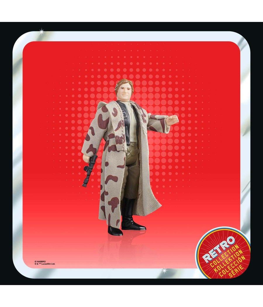 Figura hasbro star wars retro collection el retorno del jedi - han solo (endor)