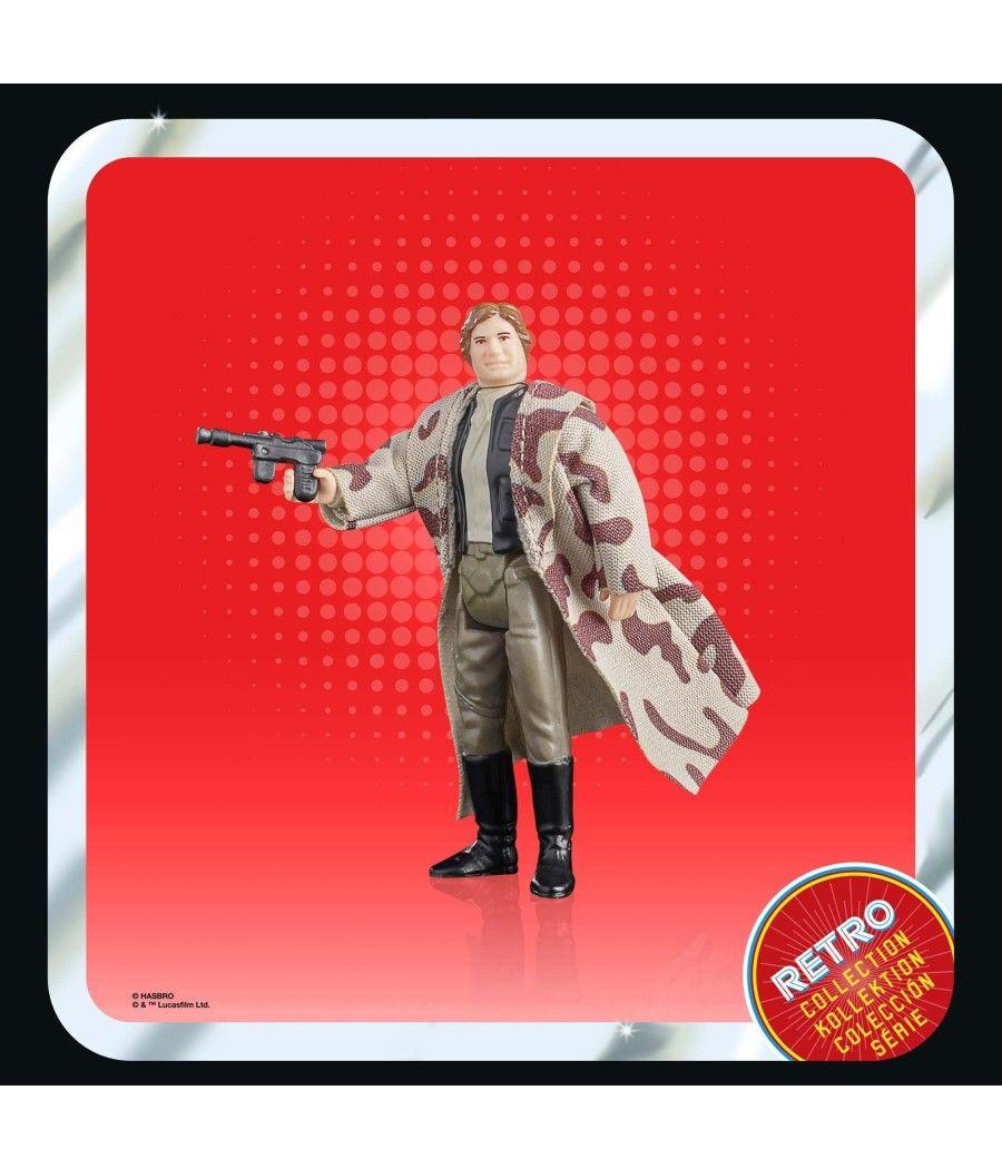 Figura hasbro star wars retro collection el retorno del jedi - han solo (endor)