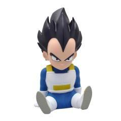 Figura hucha plastoy vegeta sentado chibi 15 cm pvc dragon ball