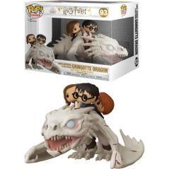 Funko pop harry potter harry ron & hermione montados en dragon 50815