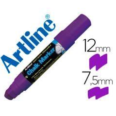 Rotulador artline pizarra verde negra epw-12 mm color violeta pack 6 unidades