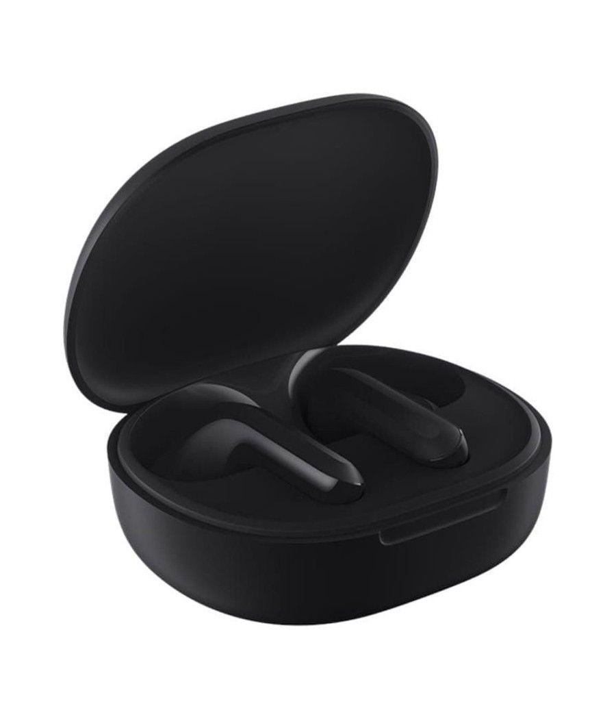 Auriculares bluetooth xiaomi redmi buds 4 lite con estuche de carga/ autonomía 5h/ negros