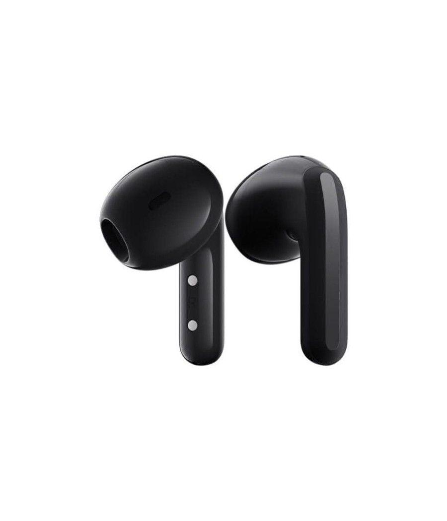 Auriculares bluetooth xiaomi redmi buds 4 lite con estuche de carga/ autonomía 5h/ negros