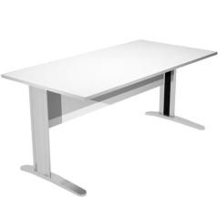 Artexport mesa escritorio presto 140 con patas de metal tablero 22mm blanco
