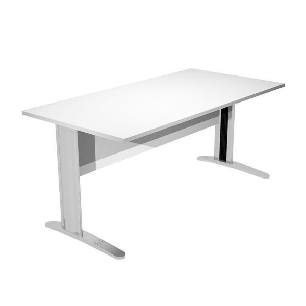 Artexport mesa escritorio presto 140 con patas de metal tablero 22mm blanco