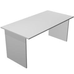 Artexport mesa escritorio presto 140 con patas panel laterales tablero de 22mm gris