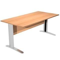 Artexport mesa escritorio presto 160 con patas de metal tablero 22mm haya