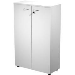 Artexport pareja de puertas para estantería media presto 18mm con cerradura blanco