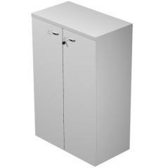 Artexport pareja de puertas para estantería media presto 18mm con cerradura gris