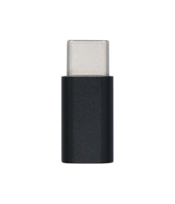 Adaptador Aisens A108-0414/ USB Tipo-C Macho - Micro USB Hembra - Imagen 1