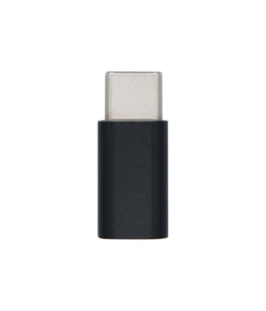 Adaptador Aisens A108-0414/ USB Tipo-C Macho - Micro USB Hembra - Imagen 1