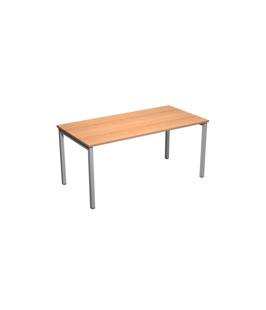 Artexport mesa escritorio venere 160 con 4 patas de metal 40x40mm tablero 22mm haya