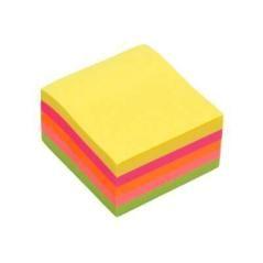 Bismark cubo de notas adhesivas cubo 450 notas 76x76 colores neon