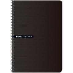 Enri status cuaderno espiral 4º t/ dura 100h 4x4 negro