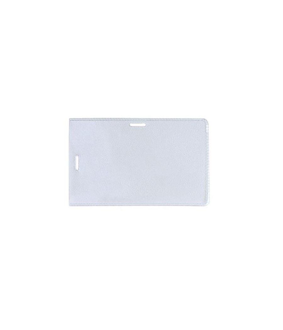 Grafoplás portadistintivos pvc flexible transparente pack -50u-