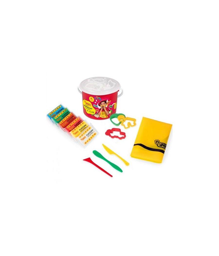 Jovi plastilina cubo 6 pastillas 50gr + accesorios c/surtidos 4-6 años