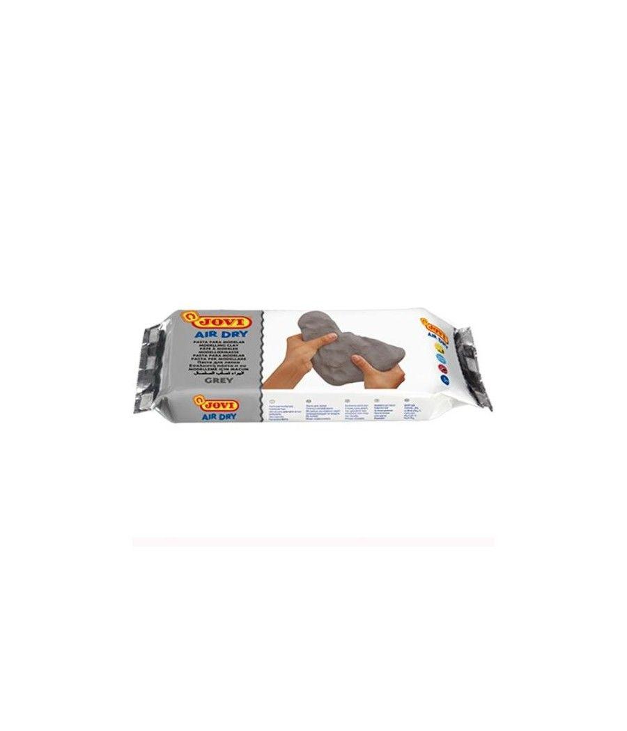 Jovi air dry pastilla de pasta modelar endurece al aire 500gr gris