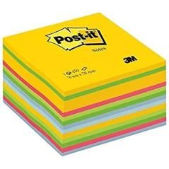 Post-it cubo de notas adhesivas colores ultra 450 hojas 76x76