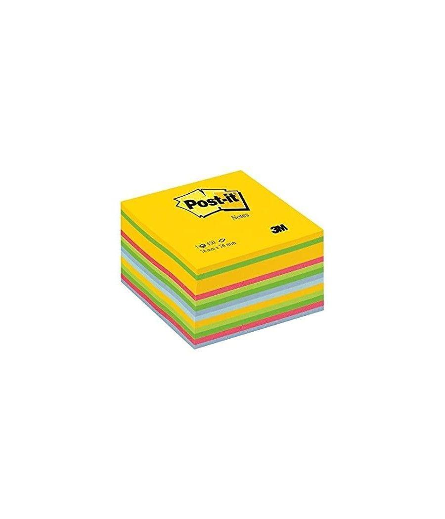 Post-it cubo de notas adhesivas colores ultra 450 hojas 76x76