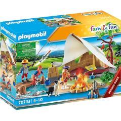 Playmobil familia de acampada