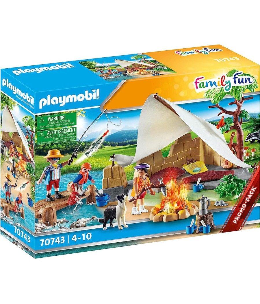 Playmobil familia de acampada