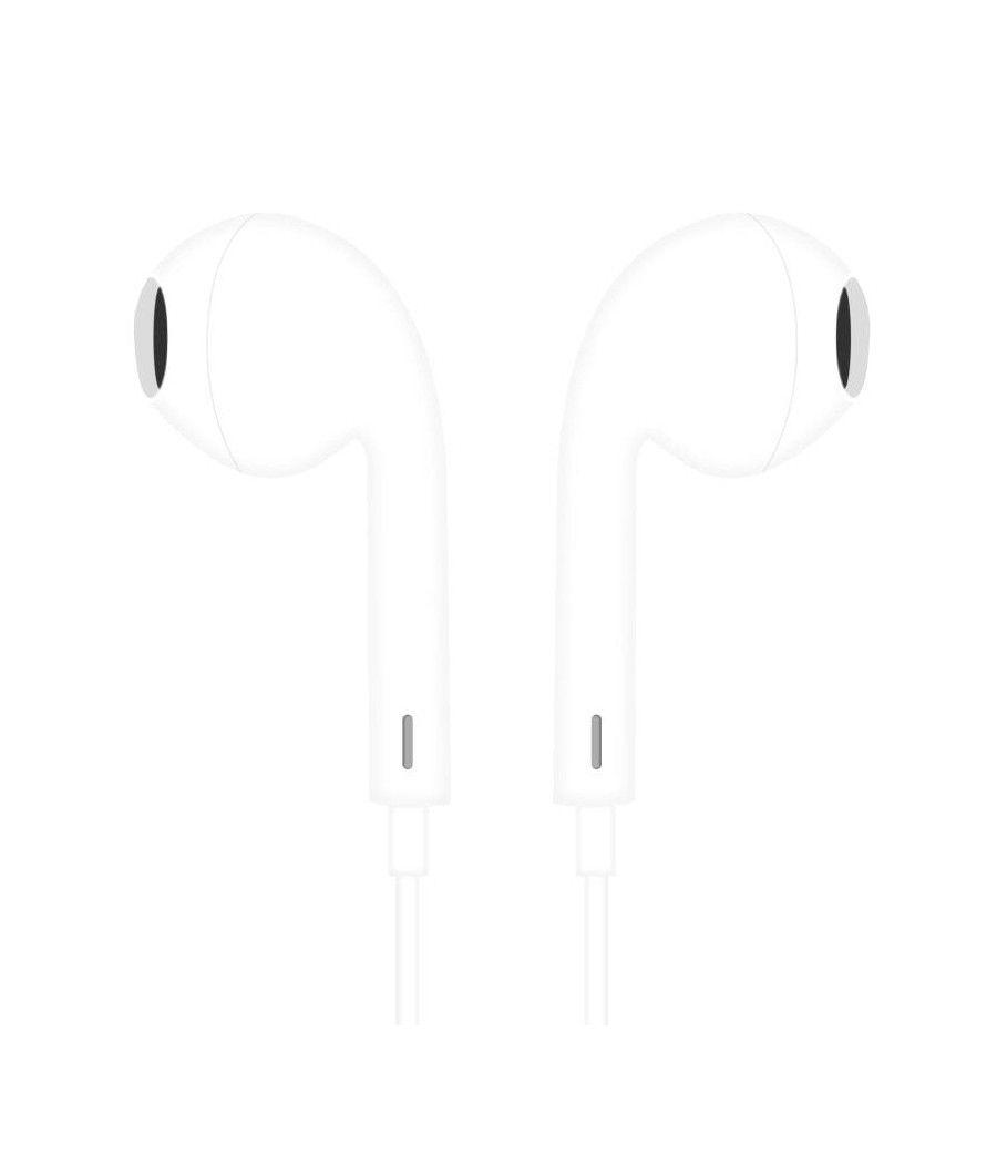 Auriculares tech one tech eartech tec1001/ con micrófono/ jack 3.5/ blancos