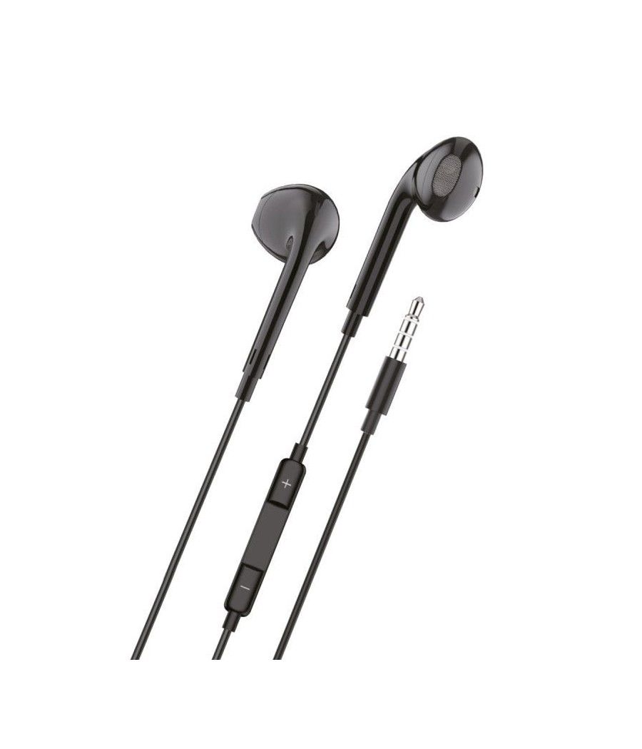 Auriculares tech one tech eartech tec1002/ con micrófono/ jack 3.5/ negros
