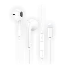 Auriculares tech one tech eartech hip tec1201/ con micrófono/ lightning/ blancos