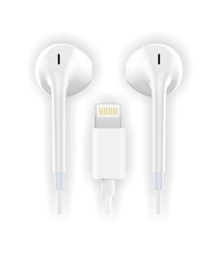 Auriculares tech one tech eartech hip tec1201/ con micrófono/ lightning/ blancos