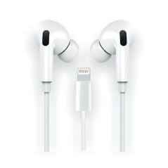 Auriculares tech one tech eartech hop tec1202/ con micrófono/ lightning/ blancos
