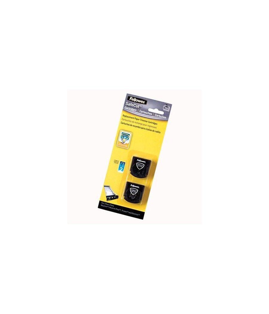Fellowes cuchillas corte recto para cizalla pack de 2 unidades