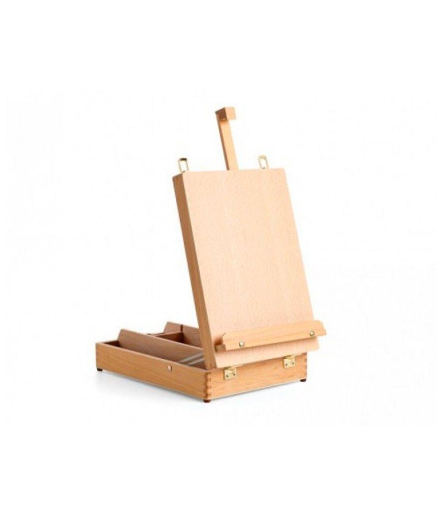 Caballete pintor winsor&newton liffey madera sobremesa caja