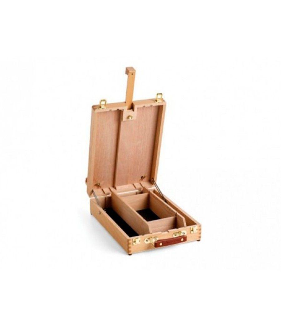 Caballete pintor winsor&newton liffey madera sobremesa caja